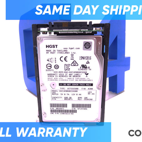 EMC 005050344 600GB 10K VNX 2.5 VNX