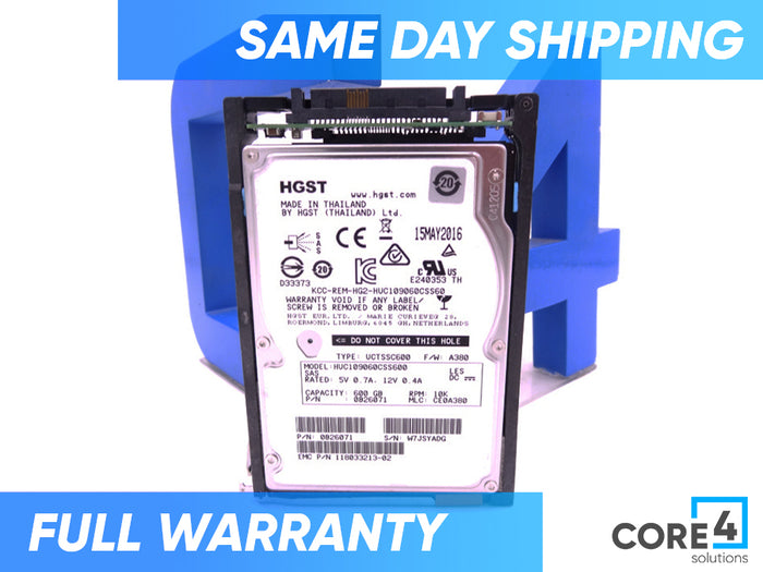 EMC 005050344 600GB 10K VNX 2.5 VNX