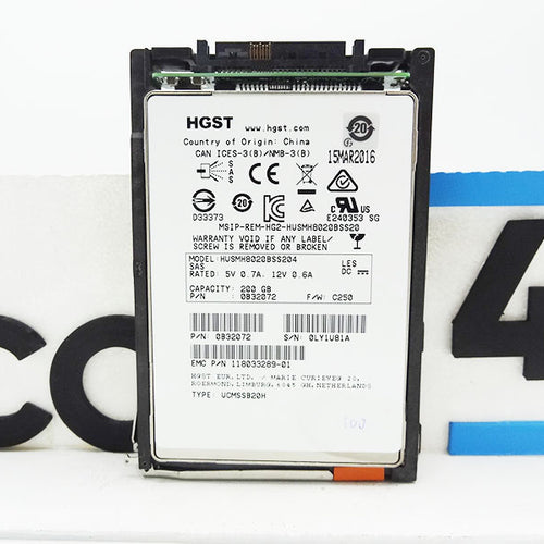 EMC 005051589 EMC 200GB SSD 12G SAS SFF FLASH SSD 520 byte sector