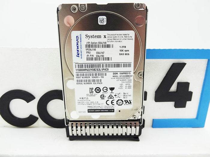 IBM 00AJ147 1.2TB 10K 6GBPS 2.5 G3HS HDD