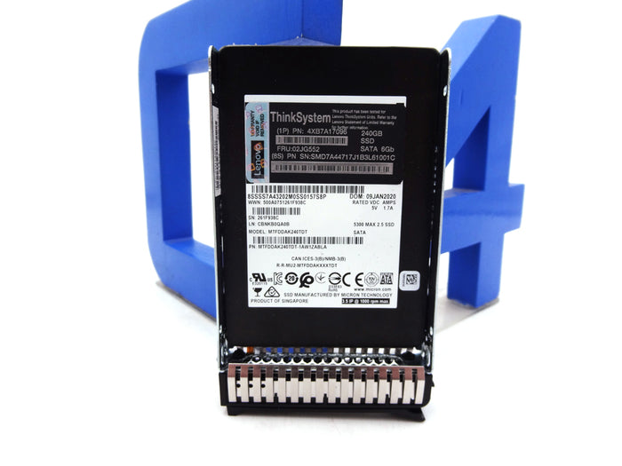 IBM 02JG552 IBM 240GB SSD SATA 6Gbs 2.5in Disk