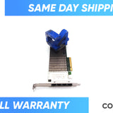DELL 08XJ7 Intel X710-T4 10GB Quad Port RJ-45 Low Profile Network