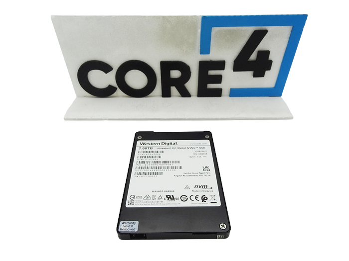 WD 0TS1963 7.68TB NVME GEN3 U.2 DC SN640 2.5 SSD