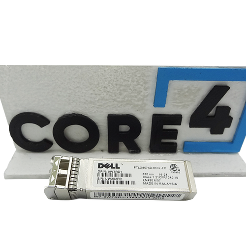 DELL 0WTRD1 10GBASE-SR SFP+ 850nm 300m DOM Duplex LCUPC MMF TRANSCIEVER