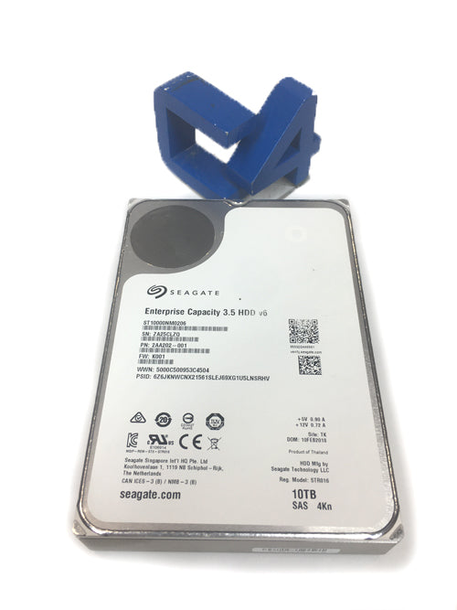 SEAGATE ST10000NM0206 10.0TB 7.2K SAS 12GBS 3.5IN HDD