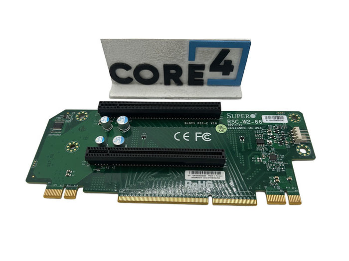 SUPERMICRO RSC-W2-66 Left-Side Riser Card 2x PCI-E x16