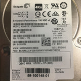 CISCO UCS-HD600G10KS4K 600GB 10K 12G 2.5INCH SAS HDD