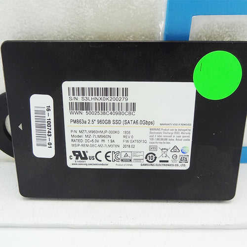 CISCO 16-100743-01 960GB 6gbps SATA SSD Samsung MZ-7LM960N PM863a