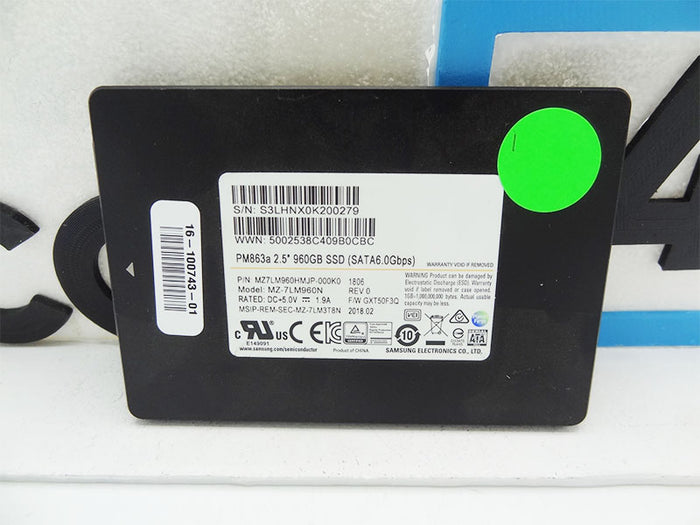 CISCO 16-100743-01 960GB 6gbps SATA SSD Samsung MZ-7LM960N PM863a