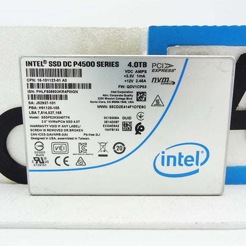 CISCO 16-101123-01 Cisco 16-101123-01 4TB Intel SSDPE2KX040T7K PCIe NVMe
