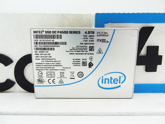 CISCO 16-101123-01 Cisco 16-101123-01 4TB Intel SSDPE2KX040T7K PCIe NVMe