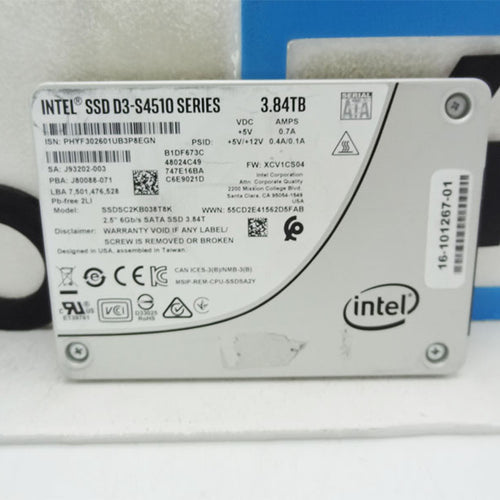 CISCO 16-101267-01 Cisco 16-101267-01 SSDSC2KB038T8 INTEL SSD D3-S4510 SERIES 3