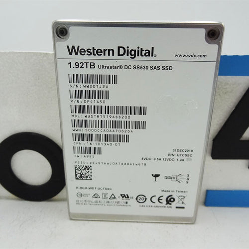 CISCO 16-101340-01 1.92TB 12gbps 2.5” SAS SSD Western Digital 1.92TB WUSTR1519A