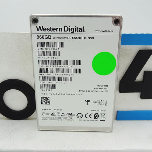 CISCO 16-101504-01 960gb WD Ultrastar DC SS530 SAS SSD 0P40603 WUSTR1596ASS205