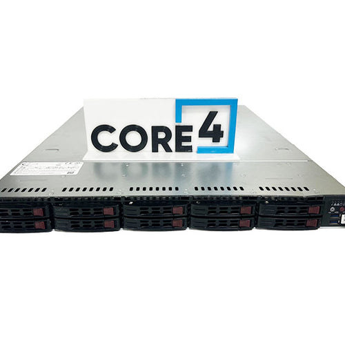 SUPERMICRO CSE-116 1U 10x 2.5 Dual PSU chassis