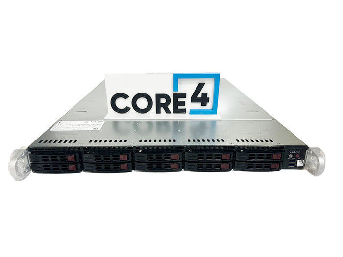 SUPERMICRO CSE-116 1U 10x 2.5 Dual PSU chassis