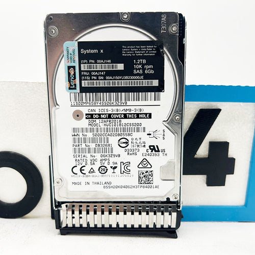 LENOVO 00AJ146 1.2TB 10K 6GBPS SAS 2.5 G3 HS HDD