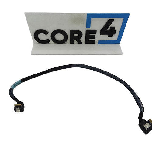 GIGABYTE 25CFM-400800-J4R Angled SFF-8654 4i Cable