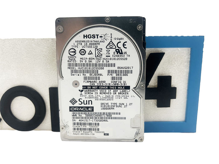 SUN 7093037 1.2TB 10K SAS DISK DRIVE - 7093035, 7111108