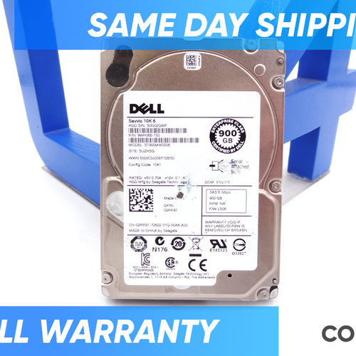 DELL 2RR9T 900GB 10K 2.5IN SAS HDD