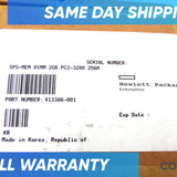 HP 413386-001 2GB PC 3200 400MHZ ECC DDR *New Bulk*
