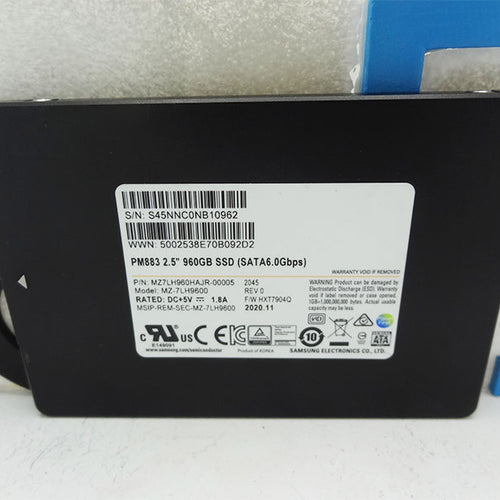 HP 440-0356-001 Nimble SSD, PM883 SATA SSD, 960GB, V4 NAND