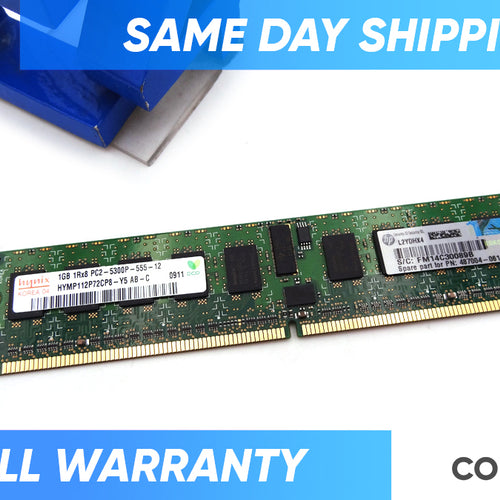 HP 487004-061 1GB PC2-5300 128M LP ROHS MEMORY