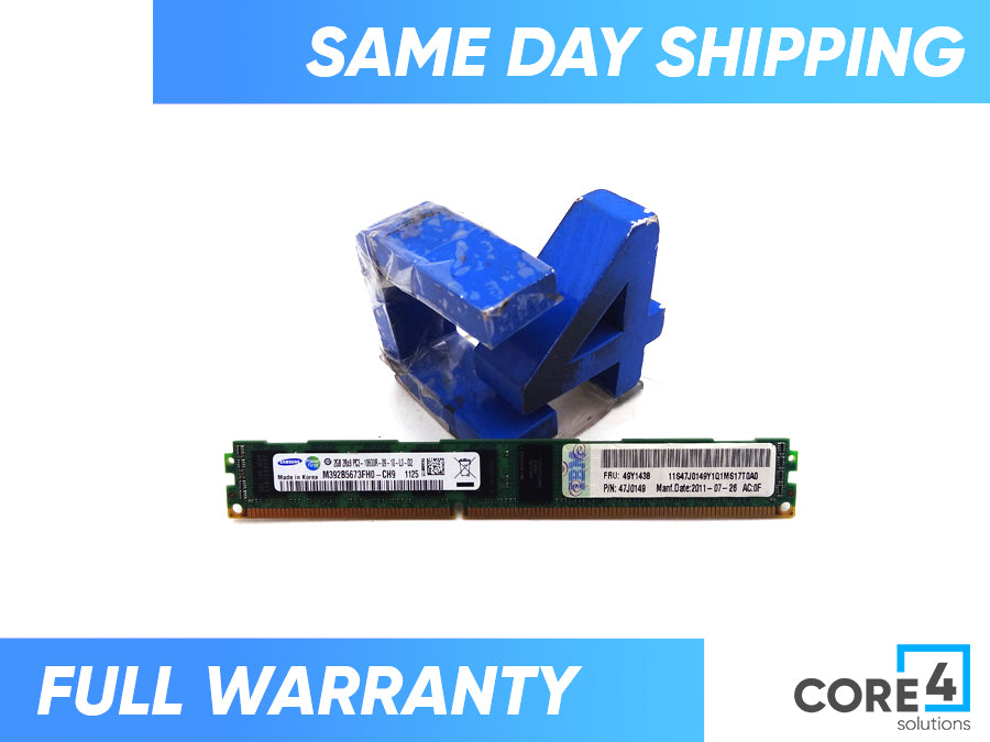 IBM 49Y1438 2GB DRX8 1.5V PC3-10600 RDIMM