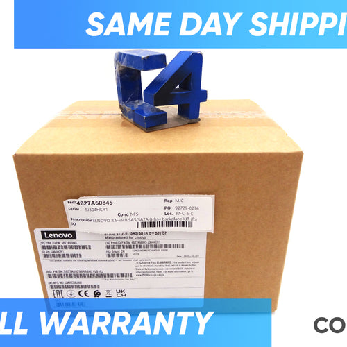 LENOVO 4B27A60845 2.5-inch SAS/SATA 8-bay backplane KIT (for ST650V2) *New Sealed*