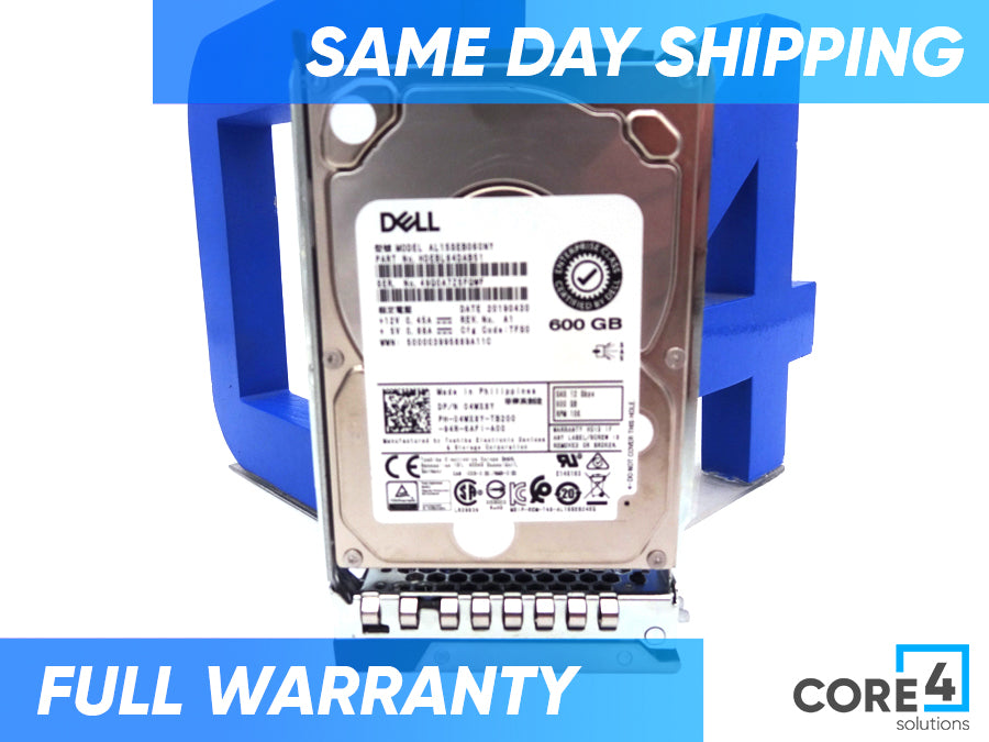 DELL 4WX8Y 600GB 10K 12G SAS 2.5 HDD