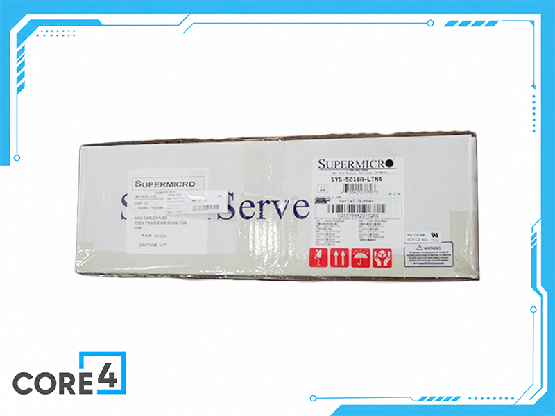 SUPERMICRO 5018A-LTN4 CSE-504-203B 1U Server