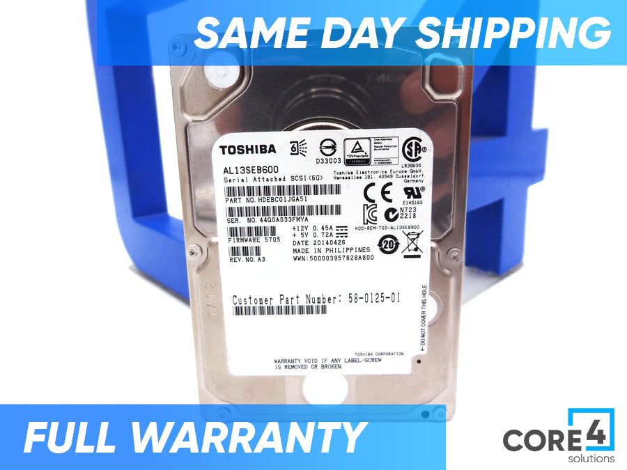 CISCO 58-0125-01 600GB 10K 6G SAS SFF HDD