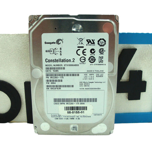 CISCO 58-0155-01 Cisco 1TB 7200 6G SAS 2.5 Hot Plug Drive