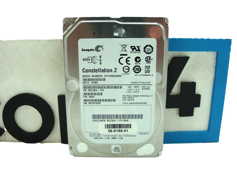 CISCO 58-0155-01 Cisco 1TB 7200 6G SAS 2.5 Hot Plug Drive