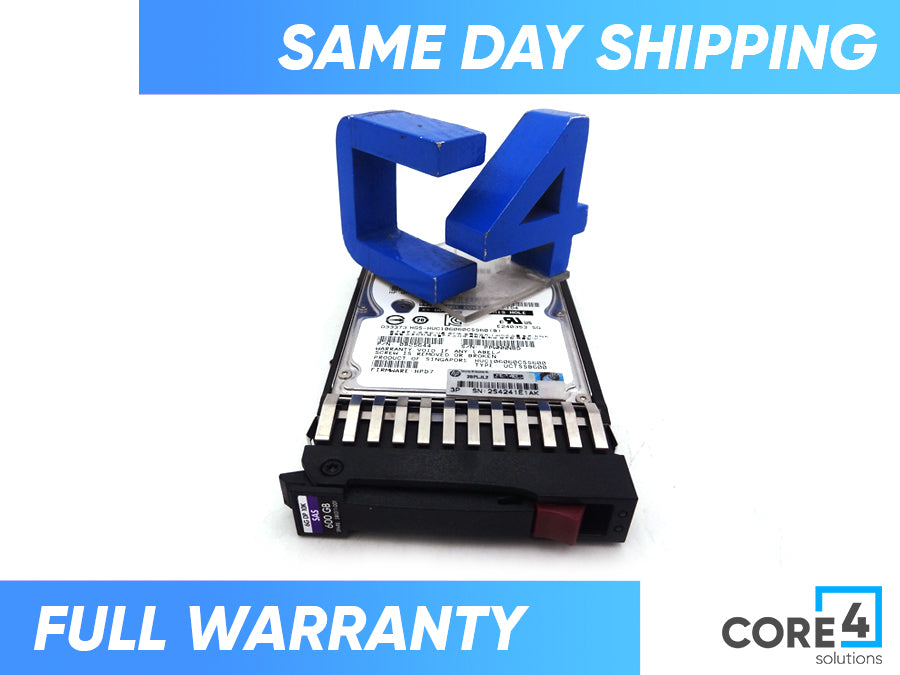 HP 581311-001 600GB 6G SAS 10K SFF 2.5 - 581286-B21, 642266-001, 655477-B21, 655573-001, AM317A