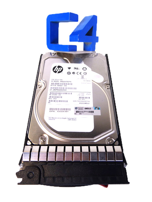 HP 602119-001 HP 2TB 7.2K 6G LFF SAS M6612 HDD