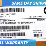 HP 641719-001 3PAR 1P2C E1500/2.20GHZ-512K/4G5 *New Bulk*
