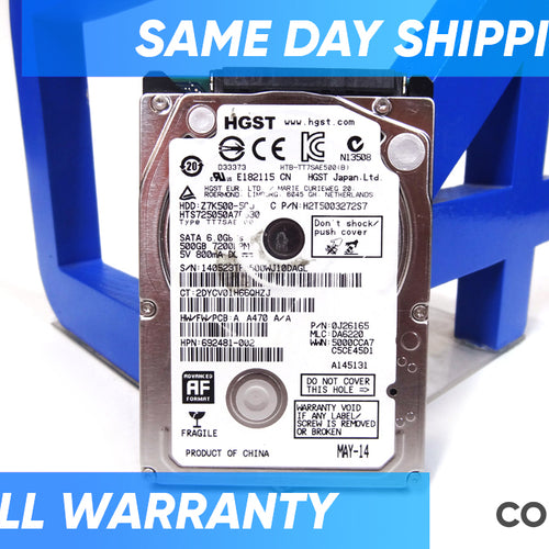 HP 692481-002 500GB 7MM SATA600 7.2K HDD