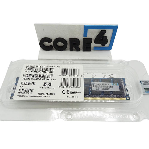 HP 708641-B21 16GB Dual Rank x4 PC3-14900R DDR3 1866 Memory