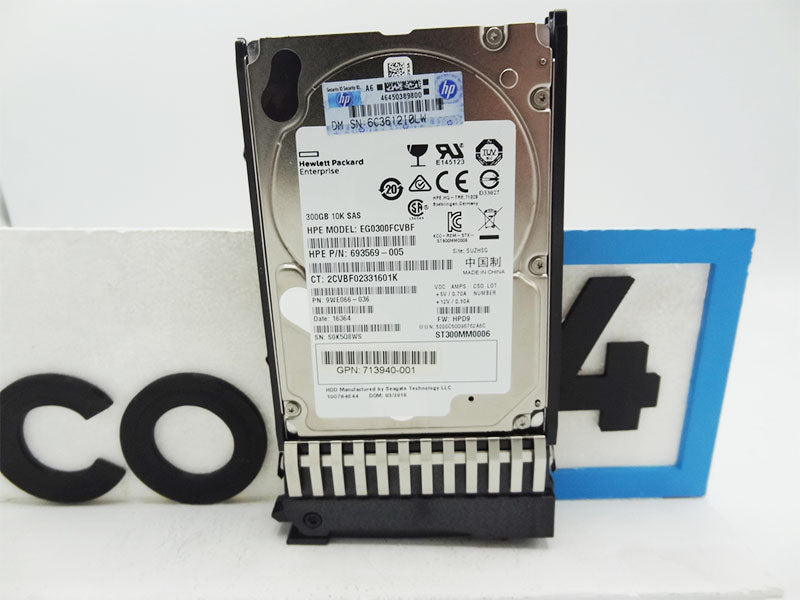 HP 713958-001 HP 300GB 10K 6G SFF SAS HARD DRIVE