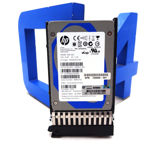 HP 717877-001 HP MSA 400GB 6G ME SAS 2.5IN SSD