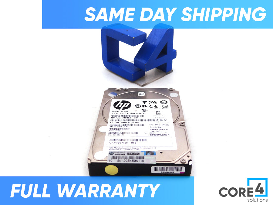 HP 718159-001 900GB SAS 10K 6GBPS