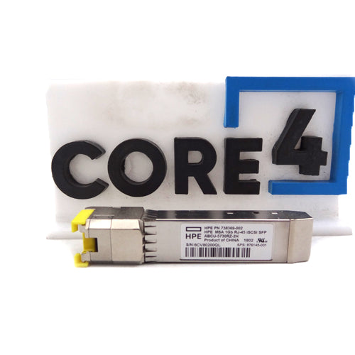 HP 738369-002 HPE MSA 1GB RJ-45 ISCSI SFP