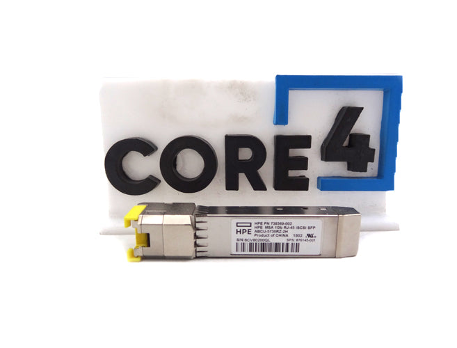 HP 738369-002 HPE MSA 1GB RJ-45 ISCSI SFP