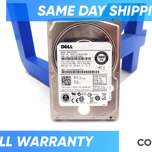 DELL 740Y7 300GB 10K 2.5 SAS HDD