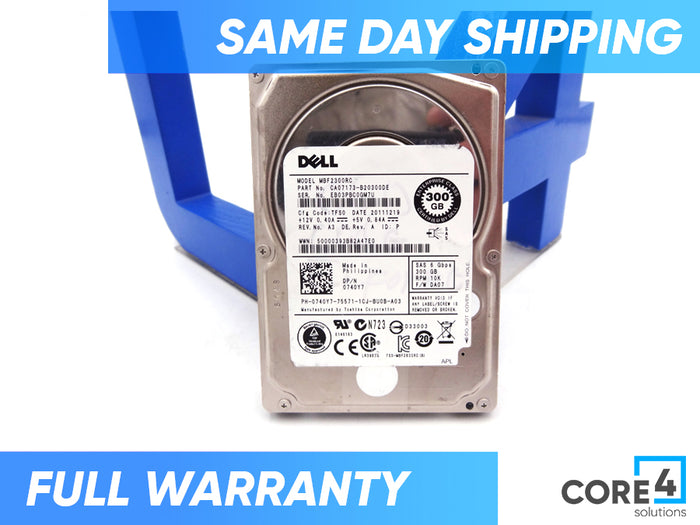 DELL 740Y7 300GB 10K 2.5 SAS HDD