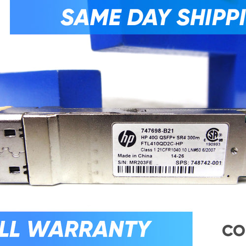 HP 748742-001 40GB QSFP+ MPO SR4 300M SFP - 747698-B21