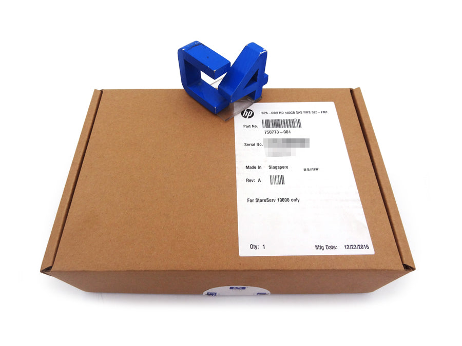 HP 750773-001 3PAR 450GB SAS FIPS 140-2 *New Bulk*