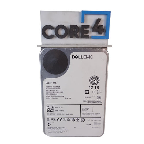 DELL 7KT9W 12TB 12G 7.2K NL SAS 512e 3.5 HDD
