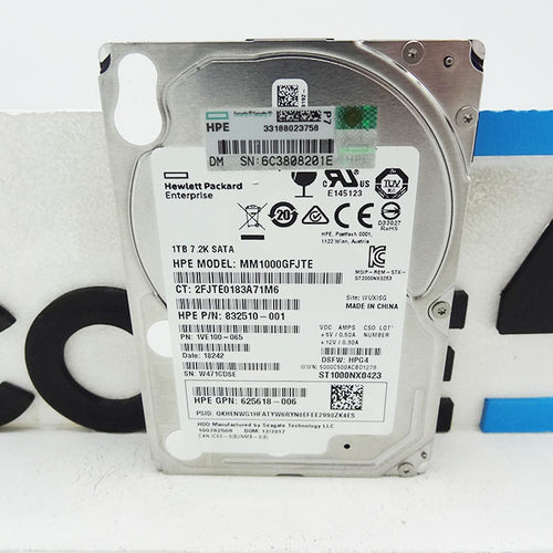 HP 832510-001 HPE 1TB 6G 7.2K 2.5 SATA HDD